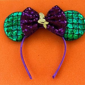 Little mermaid inspire Minnie/ Mickey ears